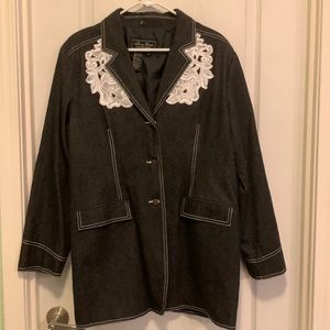 Sophisticated denim blazer